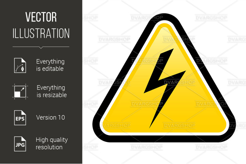 high-voltage-yellow-warning-sign