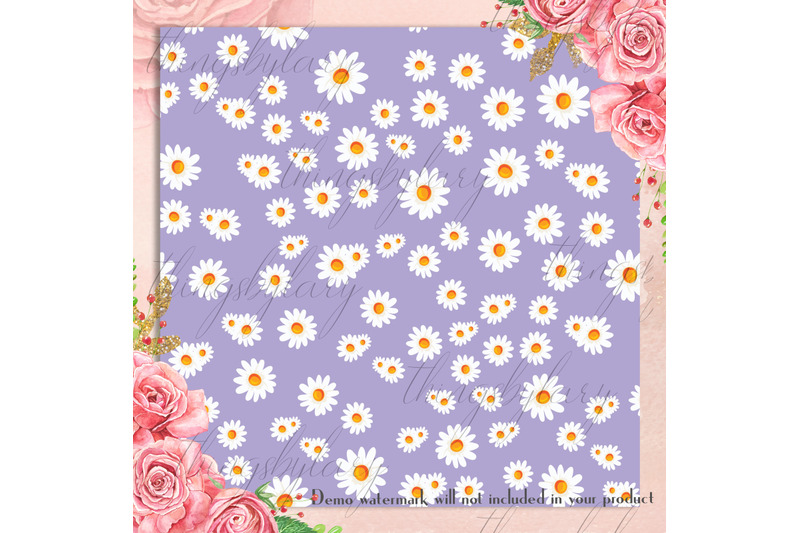 100-seamless-daisy-flower-shabby-chic-floral-digital-papers
