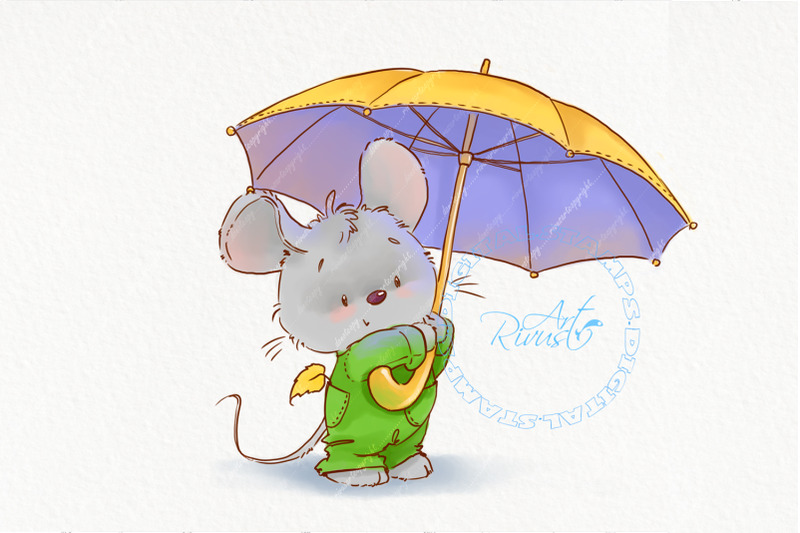 mouse-coloring-page-fall-digital-stamp
