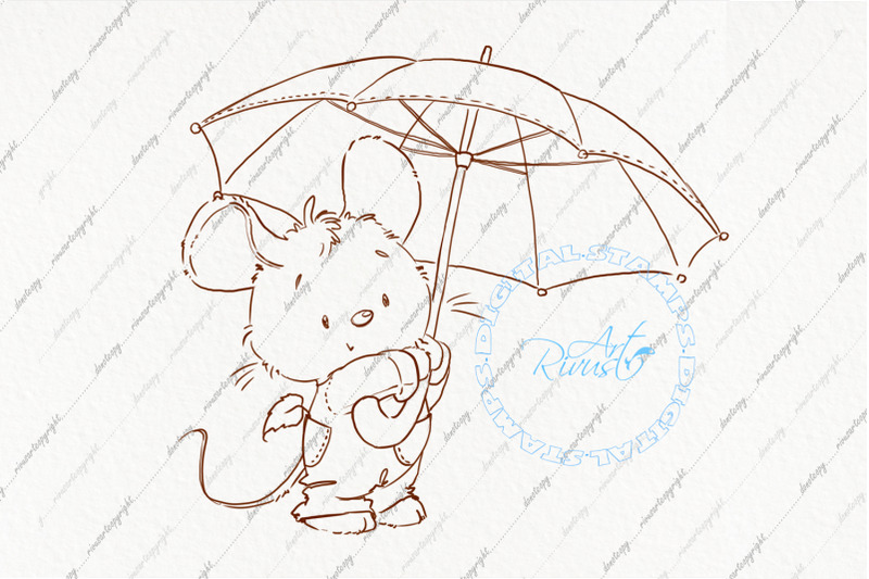 mouse-coloring-page-fall-digital-stamp