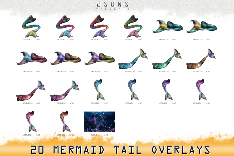 overlay-little-mermaid-mermaid-tail-overlay-photoshop-overlay