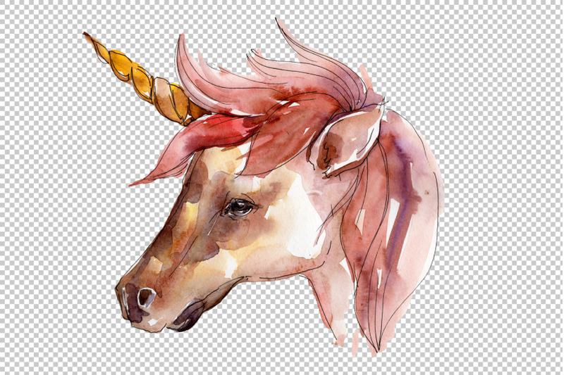 unicorn-animal-world-watercolor-png
