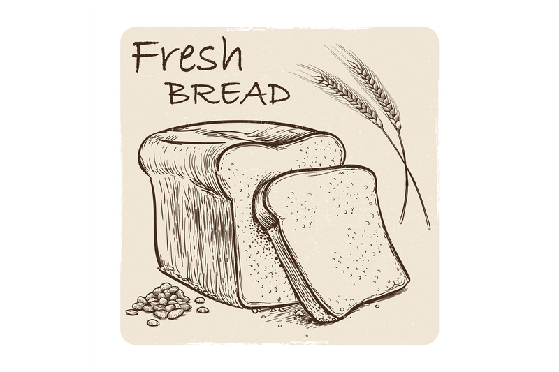 grunge-sketch-of-fresh-bread-grains-and-wheat-ear