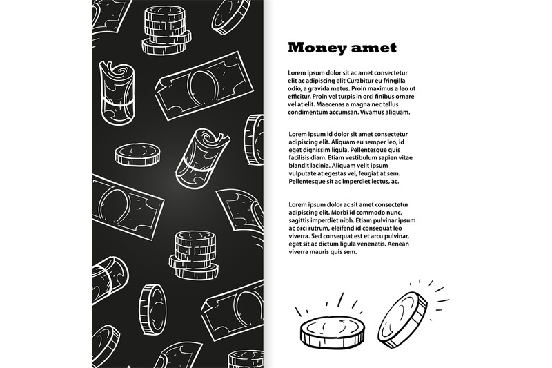 chalk-sketch-money-banner-template-design