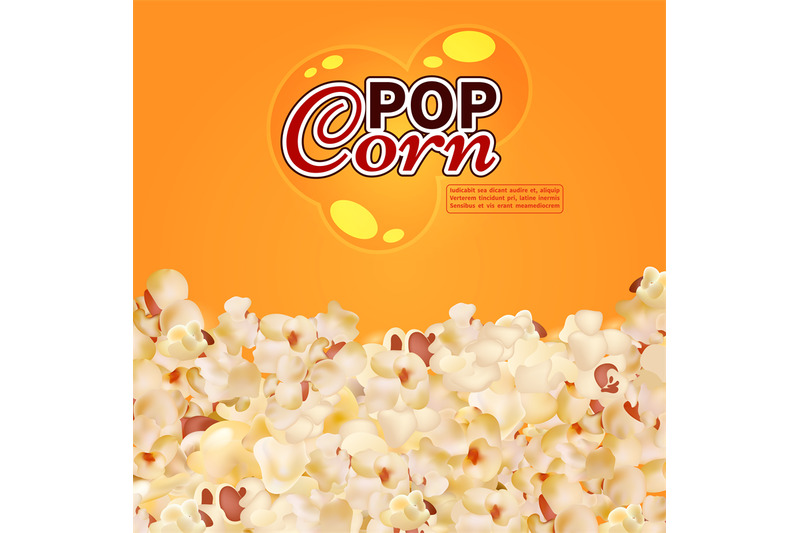 realistic-popcorn-vector-background-cinema-fast-food-banner-template