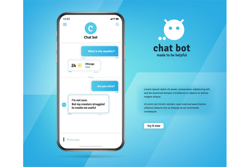 online-chatbot-app-with-messages-on-realistic-smartphone-screen-eps-1