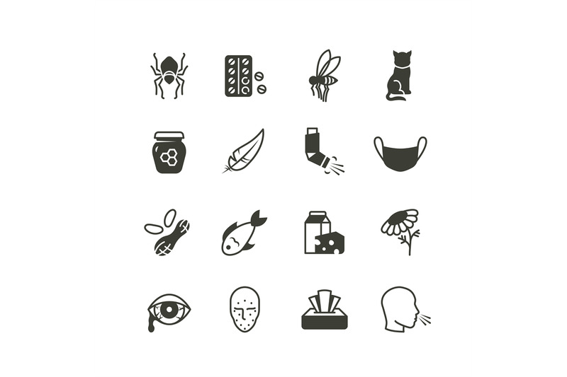 pollen-dust-wheat-and-cat-allergy-and-rhinitis-icons-set-allergic-a