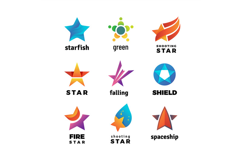 leader-star-rising-stars-vector-logo-comet-with-tail-vector-symbols