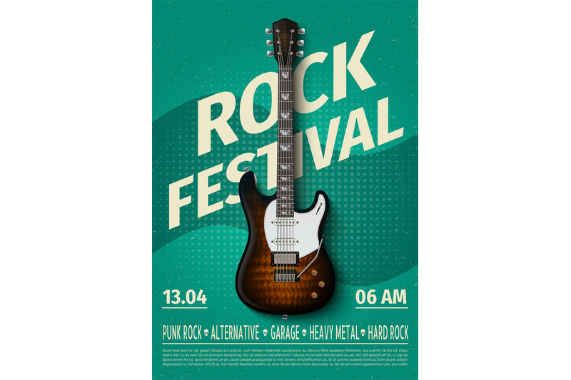 vintage-rock-festival-flyer-with-electric-guitar-retro-music-concert