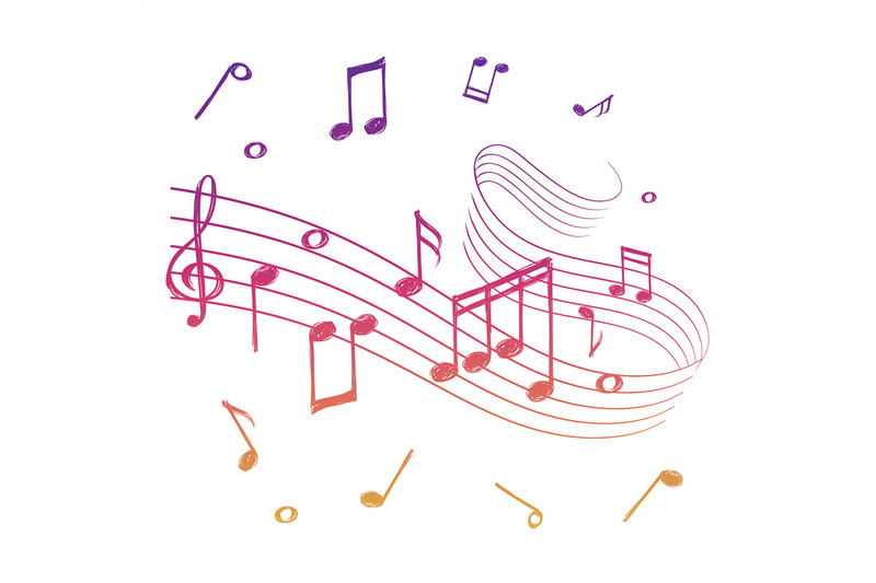 sketch-of-colorful-musical-sound-wave-with-music-notes-vector-music-b