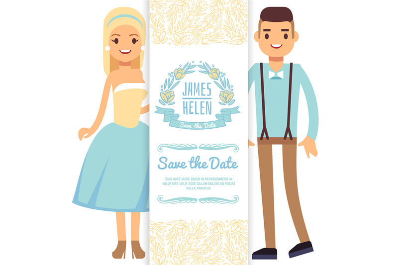 cartoon-character-bride-and-groom-isolated-on-white-background