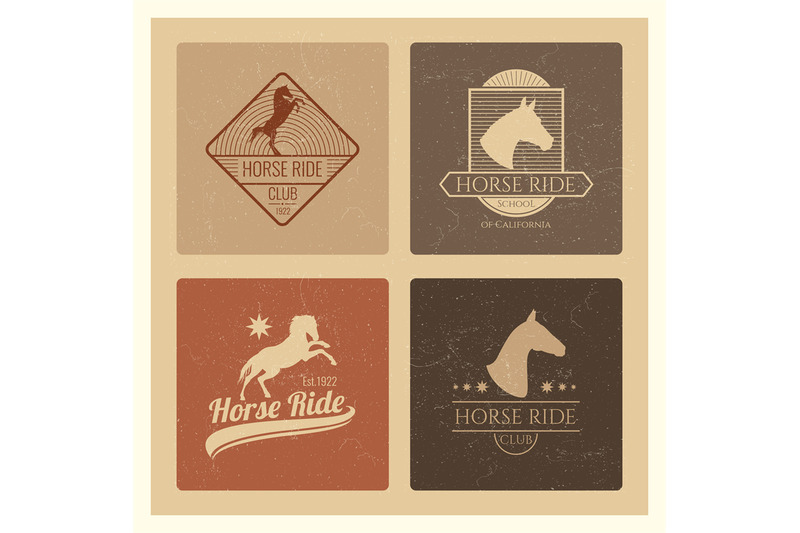 horse-ride-club-vintage-emblem-set