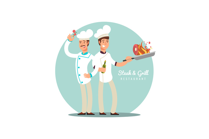 professional-chefs-flat-design-happy-cooks-vector-cartoon-characters