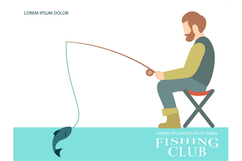 fishing-banner-design-with-fisherman-fish-and-equipment