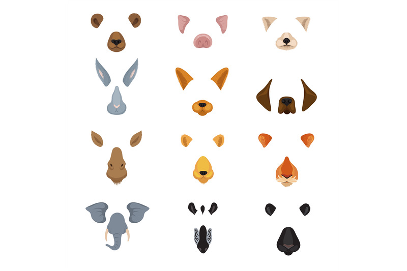 funny-animal-faces-for-phone-video-chart-app-cartoon-animals-ears-and