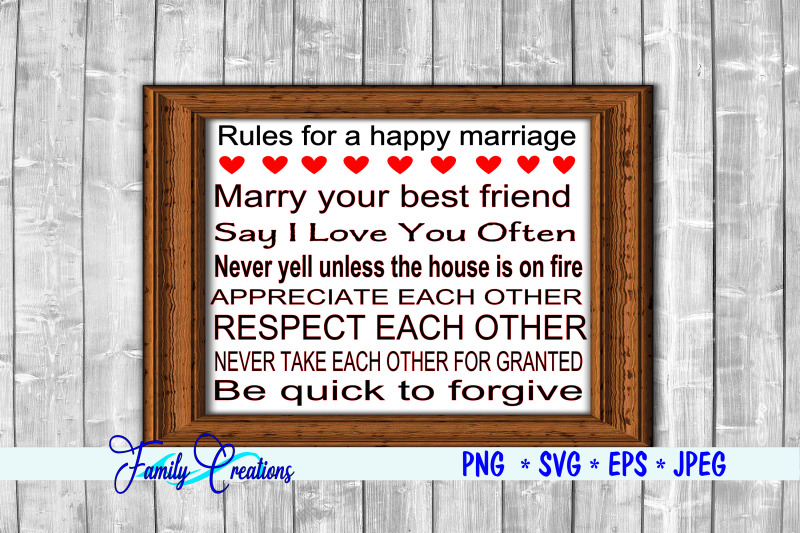 rules-for-a-happy-marriage