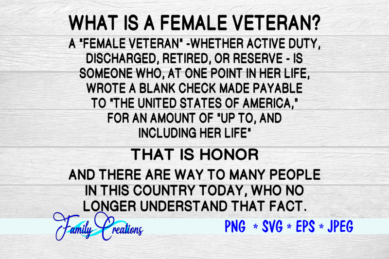 what-is-a-female-veteran