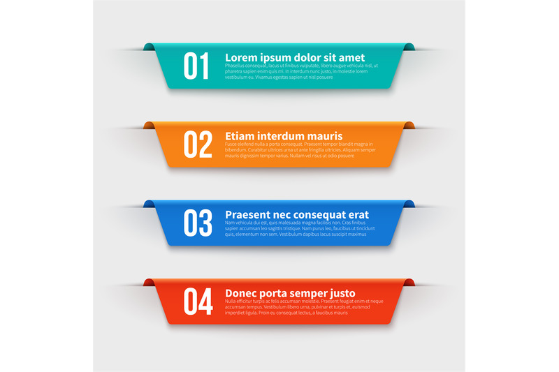 infographic-banners-color-labels-with-steps-and-options-vector-set