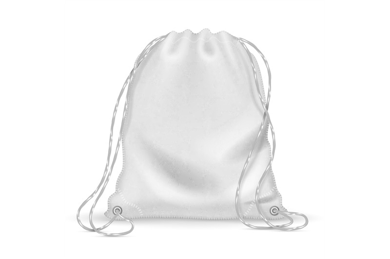 white-sports-backpack-backpacker-cloth-bag-with-drawstrings-isolated