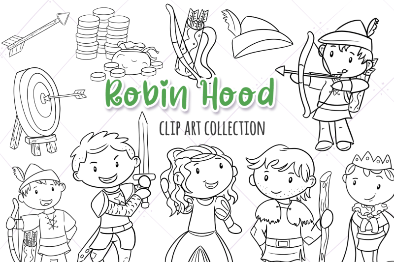 robin-hood-digital-stamps