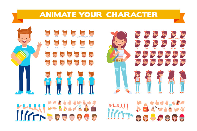 vector-students-for-animation
