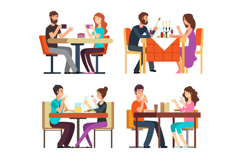 couples-table-man-woman-having-coffee-and-dinner-conversation-betwe