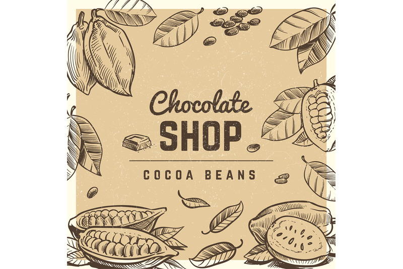 chocolate-shop-vintage-poster-design-with-sketched-chocolate-bar-and-c