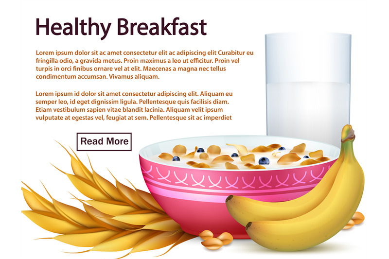 breakfast-banner-template-with-cereals-realistic-fruits