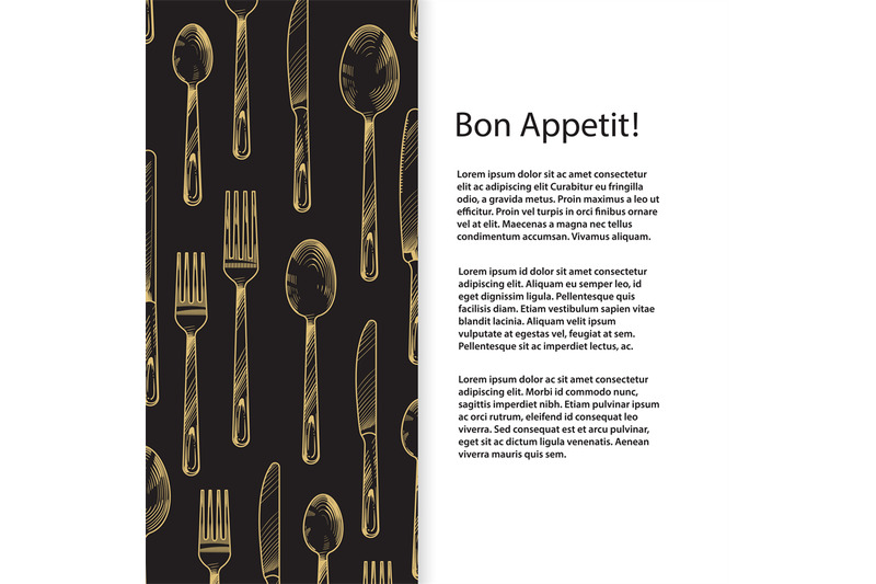 menu-or-cutlery-shop-banner-template-with-hand-sketched-knife-spoon