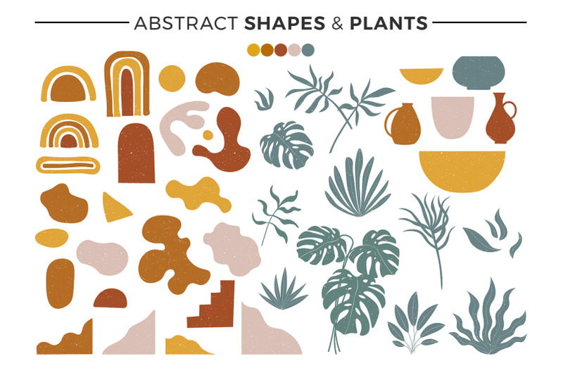 modern-abstract-shapes-and-plants