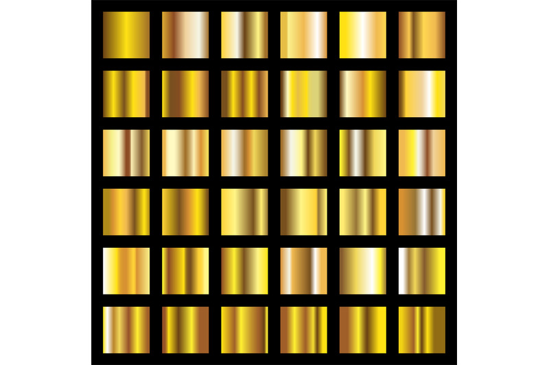 gold-gradient-golden-metal-squares-vector-collection