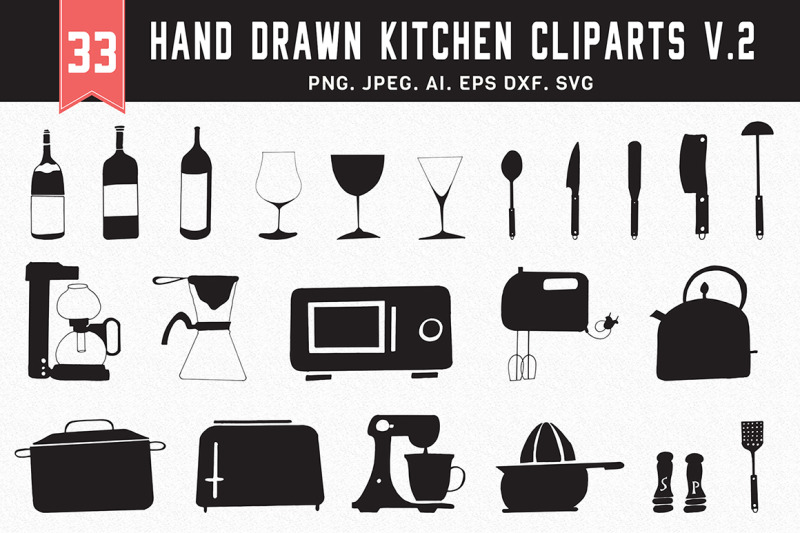 30-hand-drawn-kitchen-cliparts-ver-2