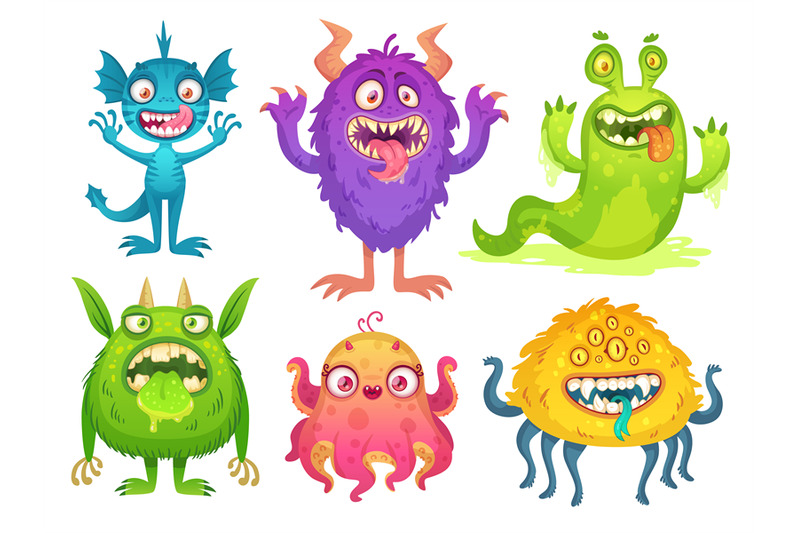 cartoon-monster-mascot-halloween-funny-monsters-bizarre-gremlin-with