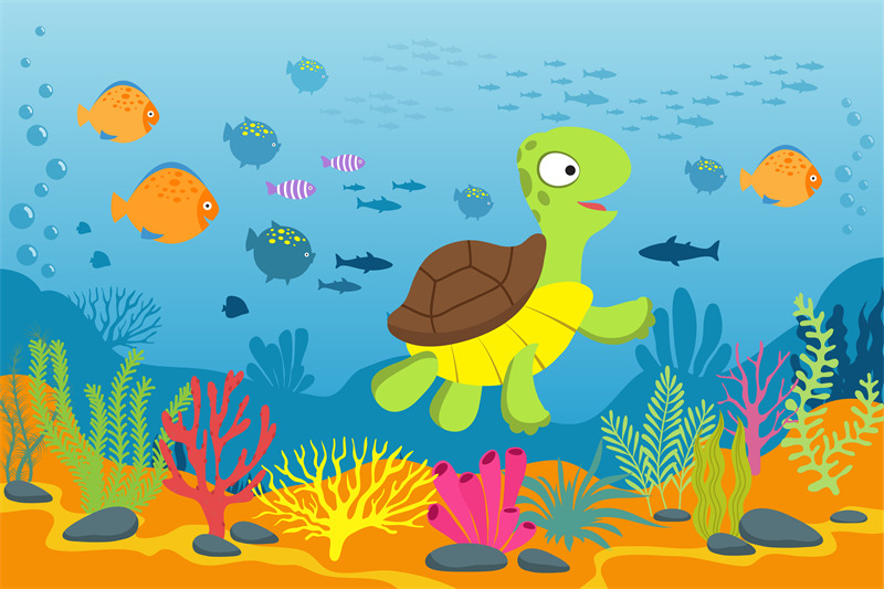 turtle-in-underwater-scene-tortoise-seaweeds-and-fishes-in-ocean-bot