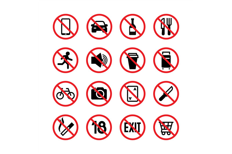 forbidden-signs-prohibition-and-warning-vector-signal-isolated-icons