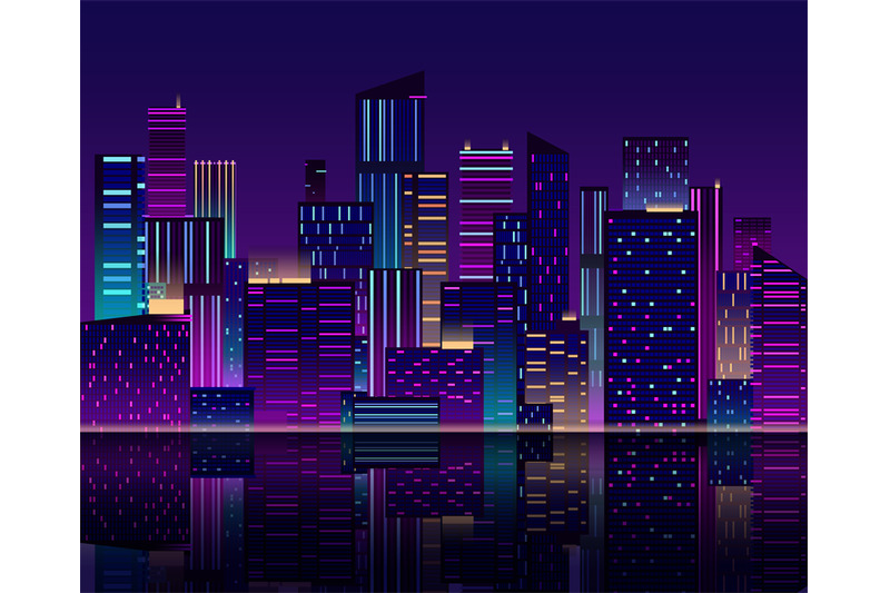 night-city-skyline-skyscraper-with-neon-lights-urban-cityscape-with