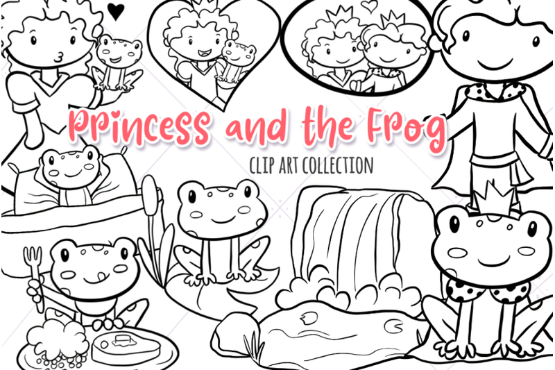princess-and-the-frog-digital-stamps