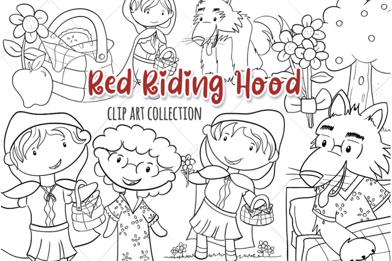 red-riding-hood-digital-stamps