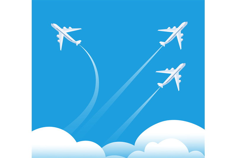 changing-direction-concept-airplane-flying-in-different-direction-ne