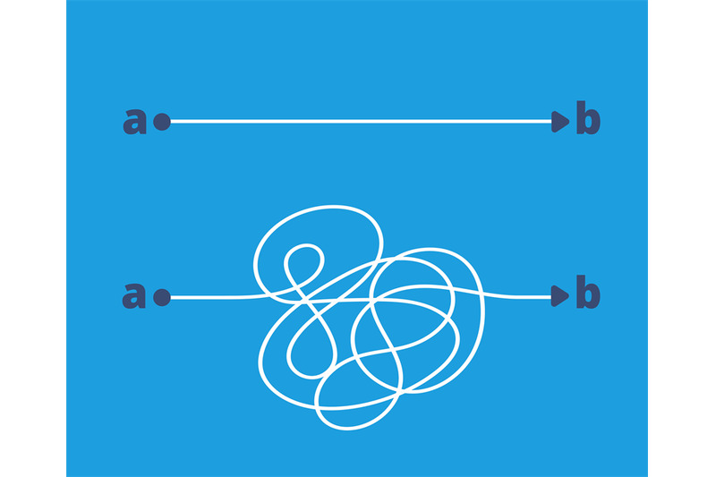 simple-and-complicated-paths-easy-and-difficult-way-from-a-to-b-choi