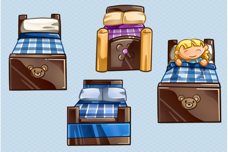 goldilocks-and-the-three-bears-clip-art-collection