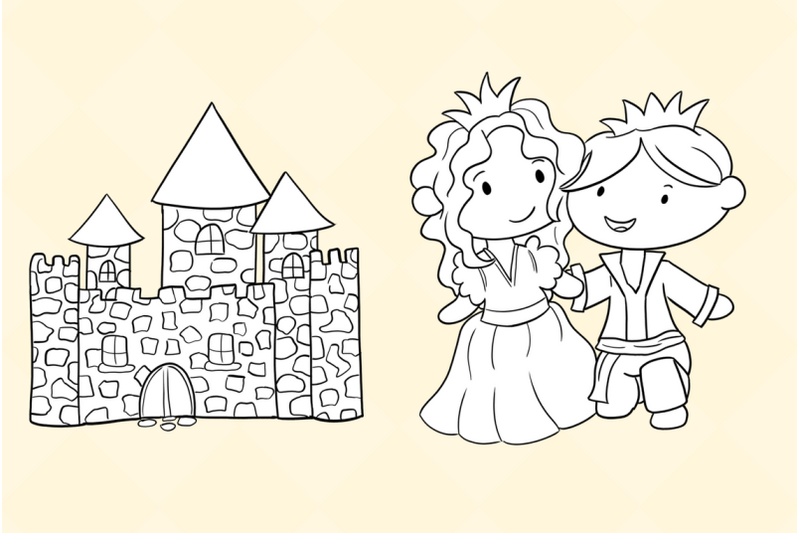 princess-and-the-pea-digital-stamps