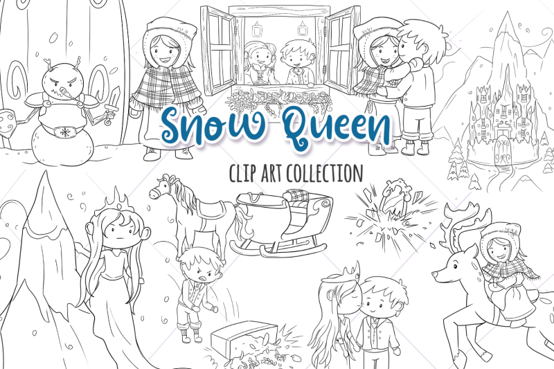 snow-queen-fairy-tale-digital-stamps
