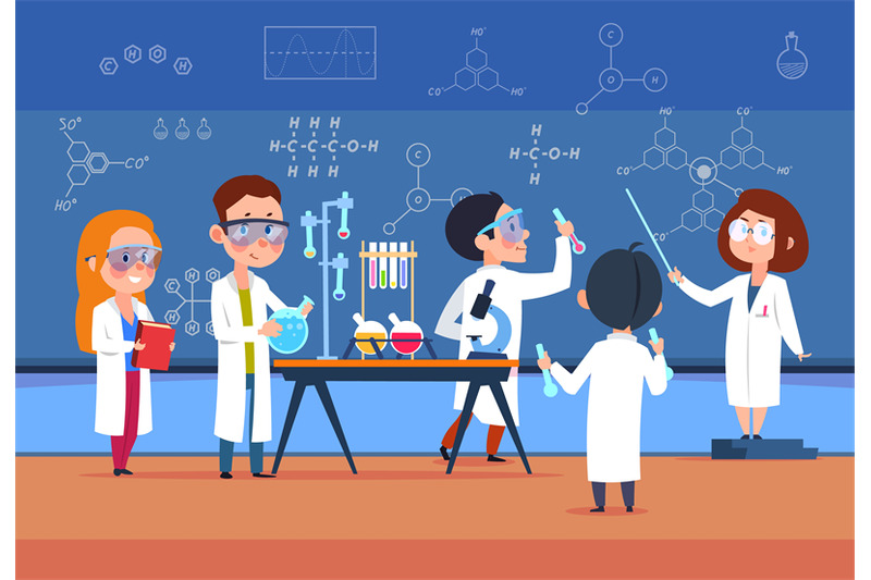 school-kids-in-chemistry-lab-children-in-science-laboratory-make-test