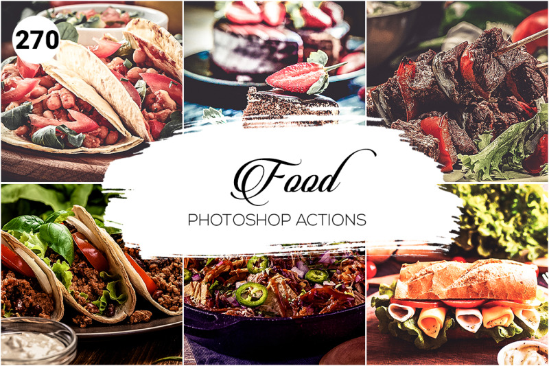 270-food-collection-photoshop-actions