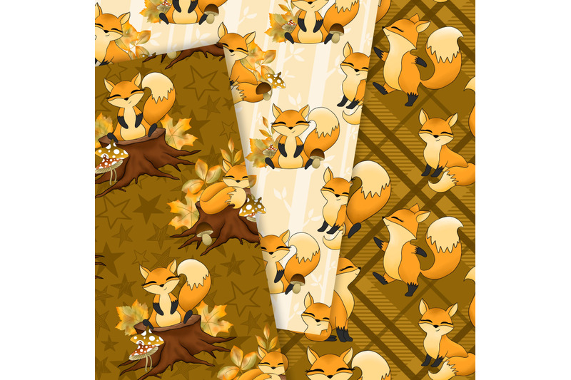 autumn-fox-pattern