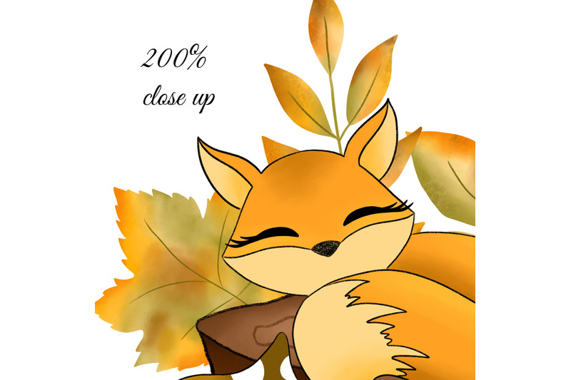 cute-autumn-foxes-clipart