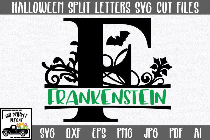 Download Halloween Split Letter A-Z SVG Cut Files By Shannon Keyser ...