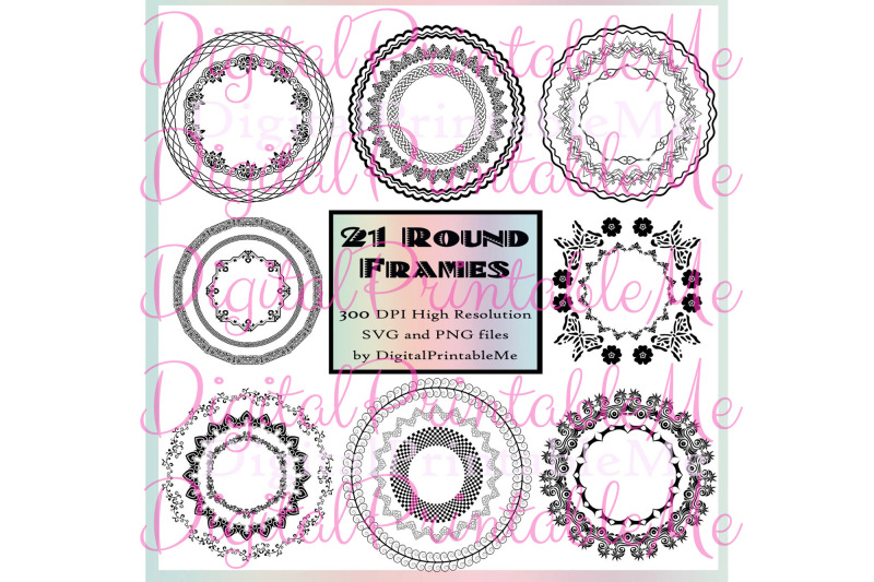 clip-art-frames-set-border-21-images-round-pack-instant-download