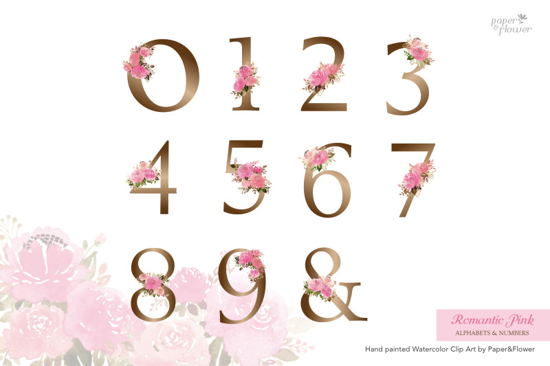 floral-alphabet-watercolor-pink-set
